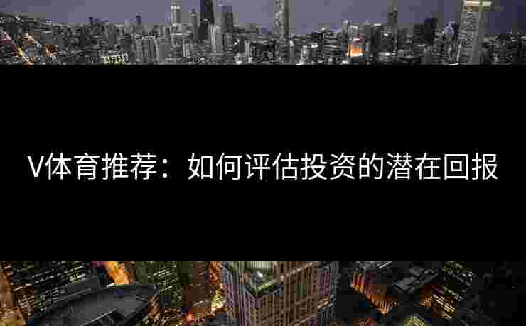 V体育推荐：如何评估投资的潜在回报